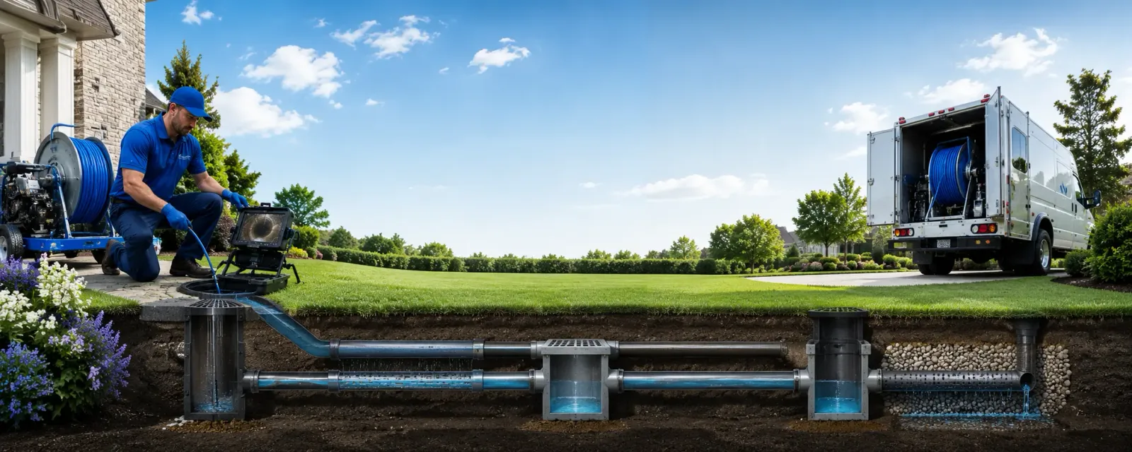 Outdoor drain cleaning information for Sheridan, NY